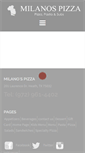 Mobile Screenshot of milanospizzainheath.com